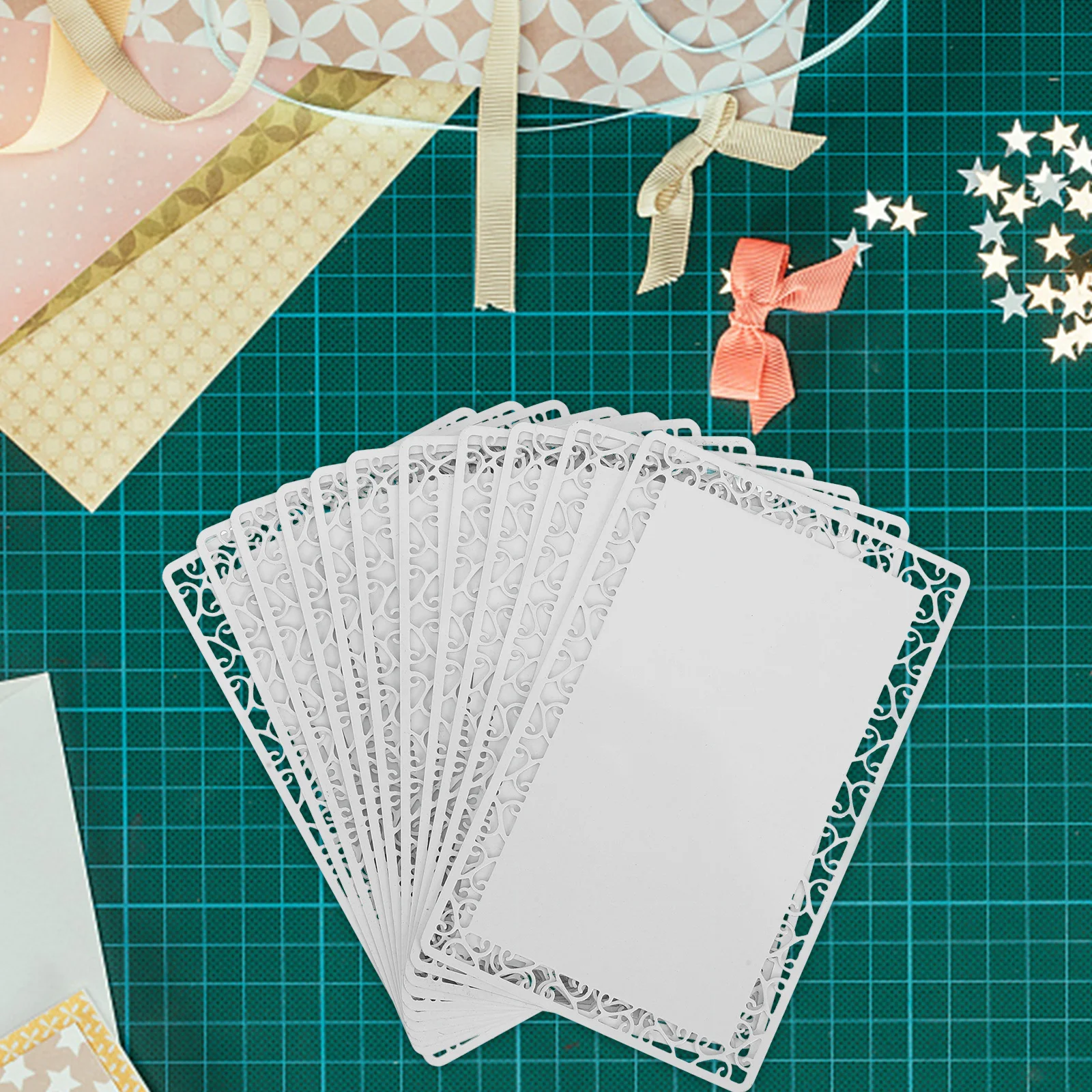 

10Pcs Aluminum Alloy Blank Cards Sublimation Metal Blanks for DIY Name Business Cards Double Sided Printing Smooth Edge