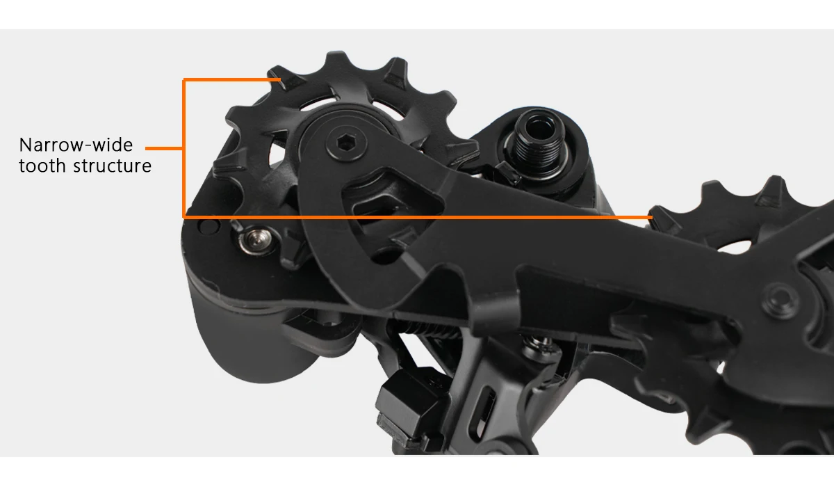 LTWOO GRT12 Disc 1x12s Gravel Hydraulische Scheibenbremsen-Gruppe + ZRACE XG Flat Mount Bremssattel, Kohlefaser, Benchmark GRX – Detail 11