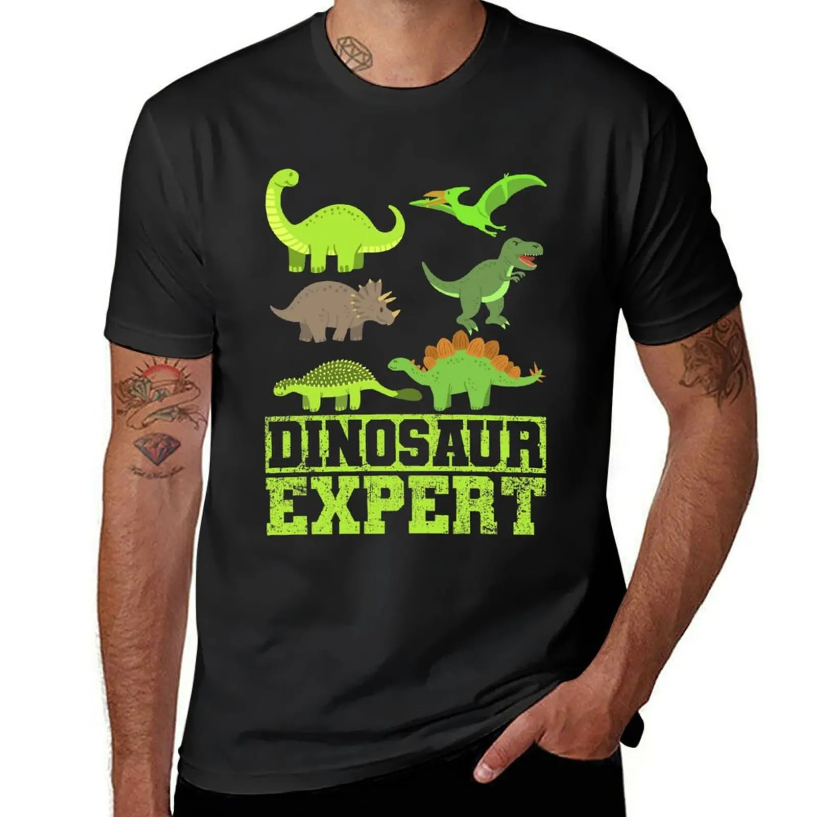 Dinosaur Paleontologist T-Shirt vintage clothes blacks clothes for men