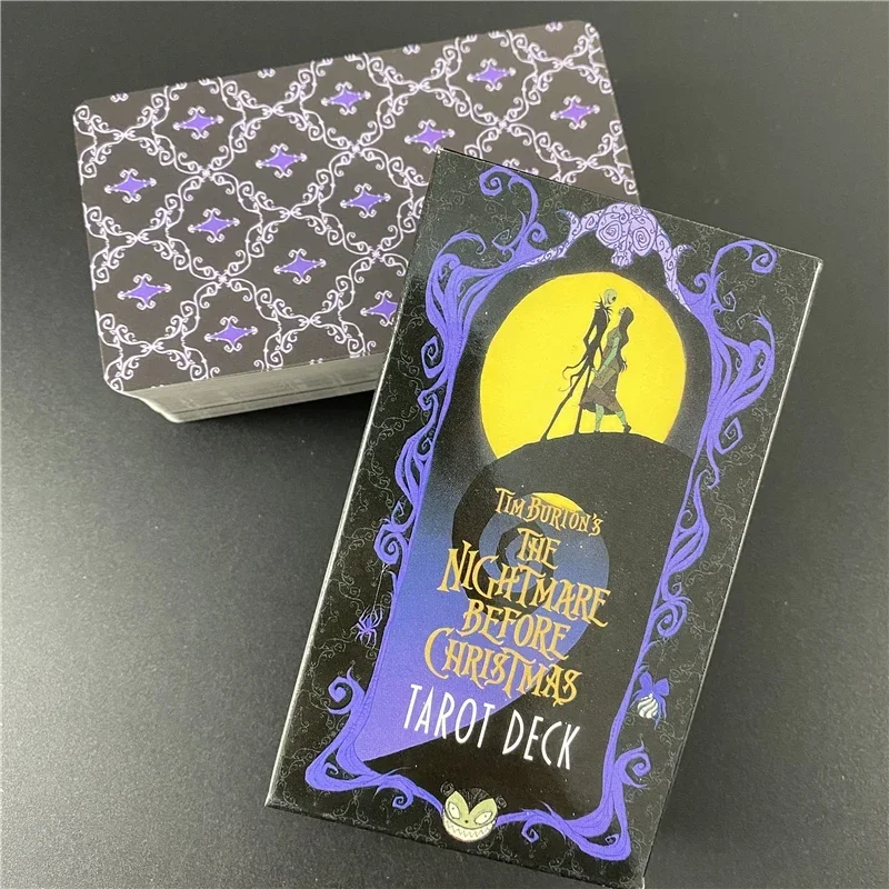 10.3x6 سنتيمتر ديزني الكابوس قبل عيد الميلاد التارو سطح السفينة و PDF دليل مجلس لعبة العرافة أخبر هدية عيد ميلاد المستقبل #4