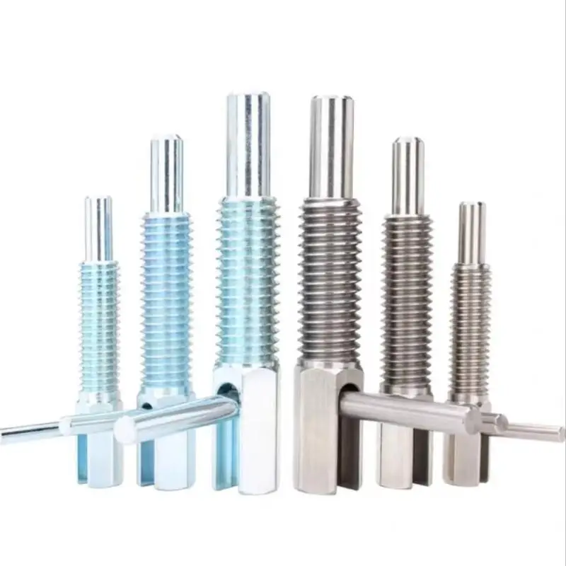 Stainless Steel/Carbon Steel Indexing Plungers Spring Plunger Lever Type Coarse Thread M6 M8 M10 M12