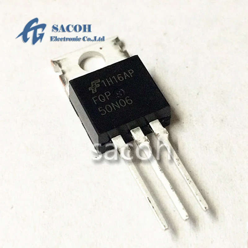 

SACOH Electronic Components 100% Brand New Original In Stock FQP50N06 10Pcs