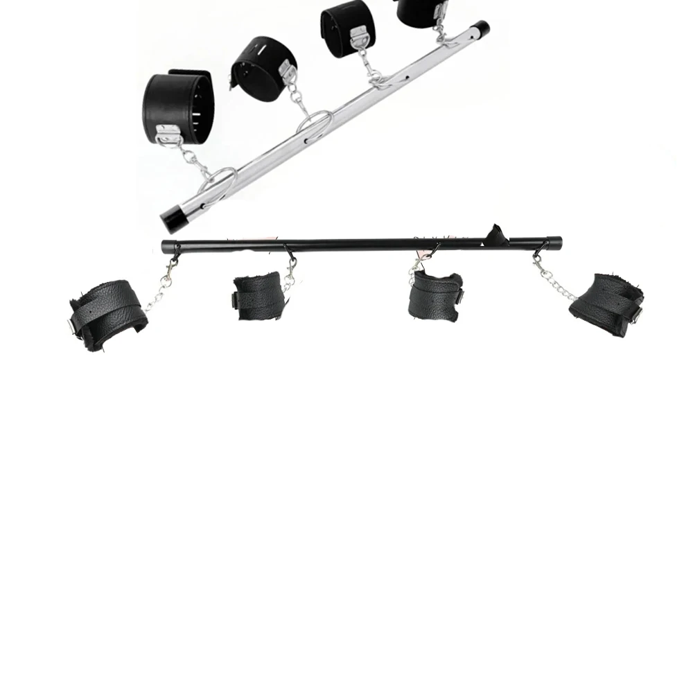 Sex Bondage Bar Spreader Toys BDSM Handcuffs SM Slave Leg Restraint Adjustable Handcuffs Open Thigh Bondage Gear 18 Sex Toy Kits