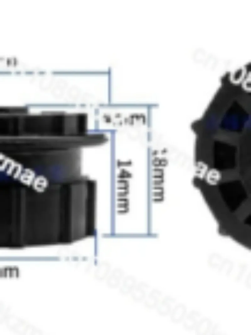 New for Air conditioning internal unit cross flow fan bearing, wind wheel seat, rubber sleeve bearing seat, shaft sleeve roller