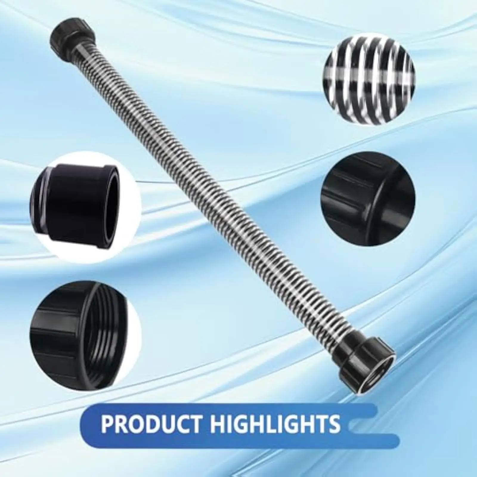 

Pump to Filtering Hose Assembly 155710 Replace for Pool and SPA Sand Strainer