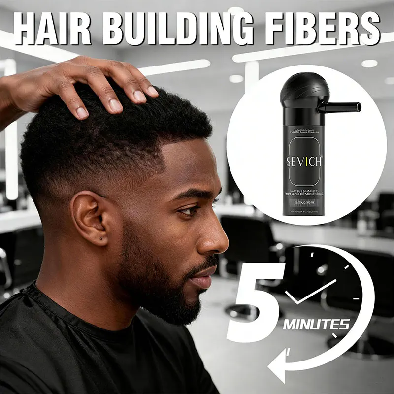 

Набор для утолщения волос Sevich: 25 г кератинового волокна для волос + спрей-аппликатор, временный порошок для увеличения объема волос для мужчин и женщин