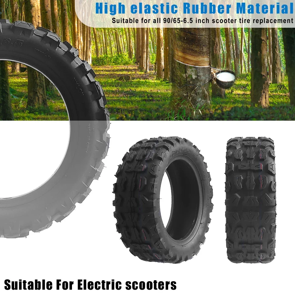 90/65-6.5 Schlauchloser Reifen für Dualtron Thunder Ultra, Kaabo Wolf Warrior 11, Zero 11X und Kugoo G Booster – Detail 5