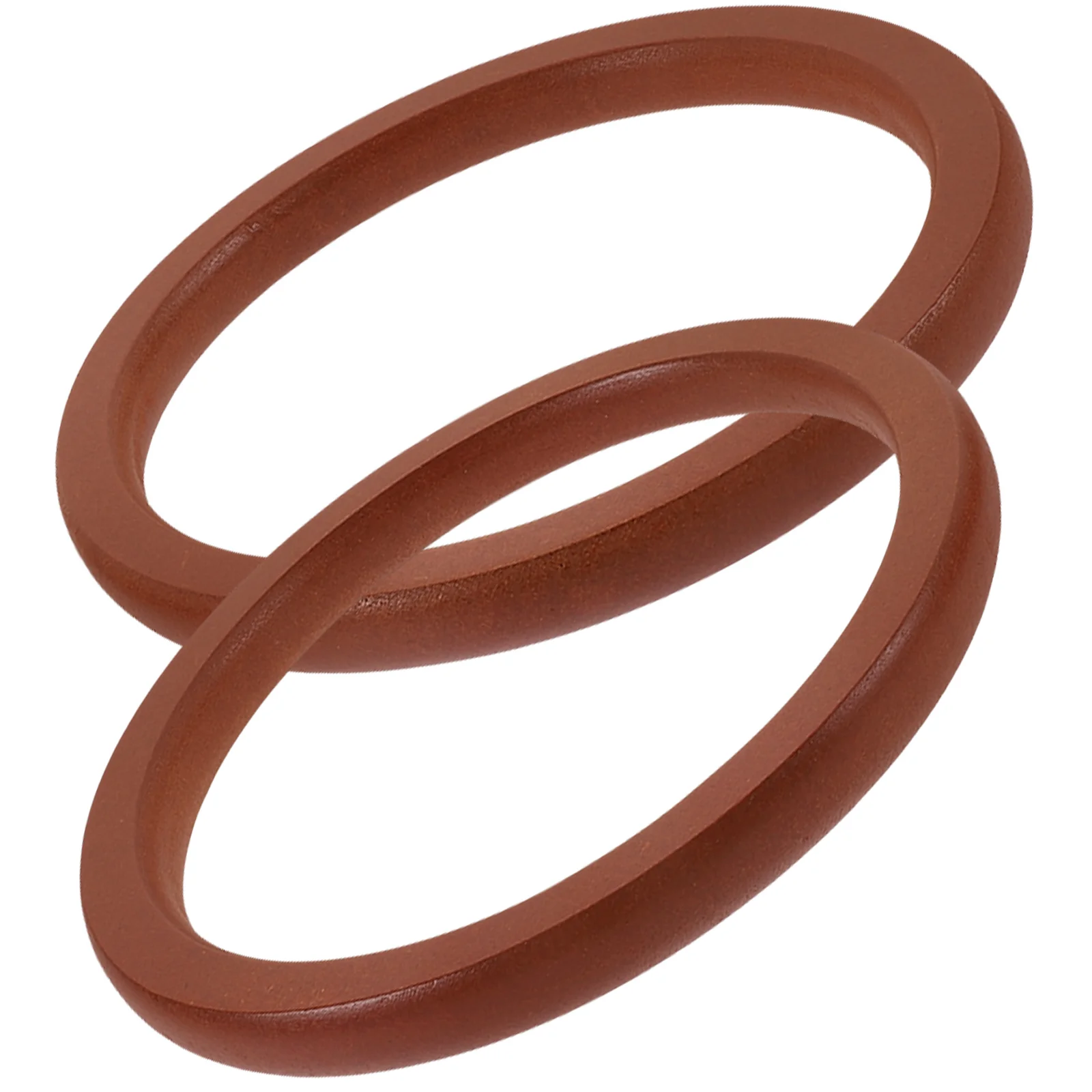 

2 pcs Wooden Handbag Handles 11.5cm Inner Width Durable Round DIY Accessories Bags Purses Tote Replacement Travel Shopping