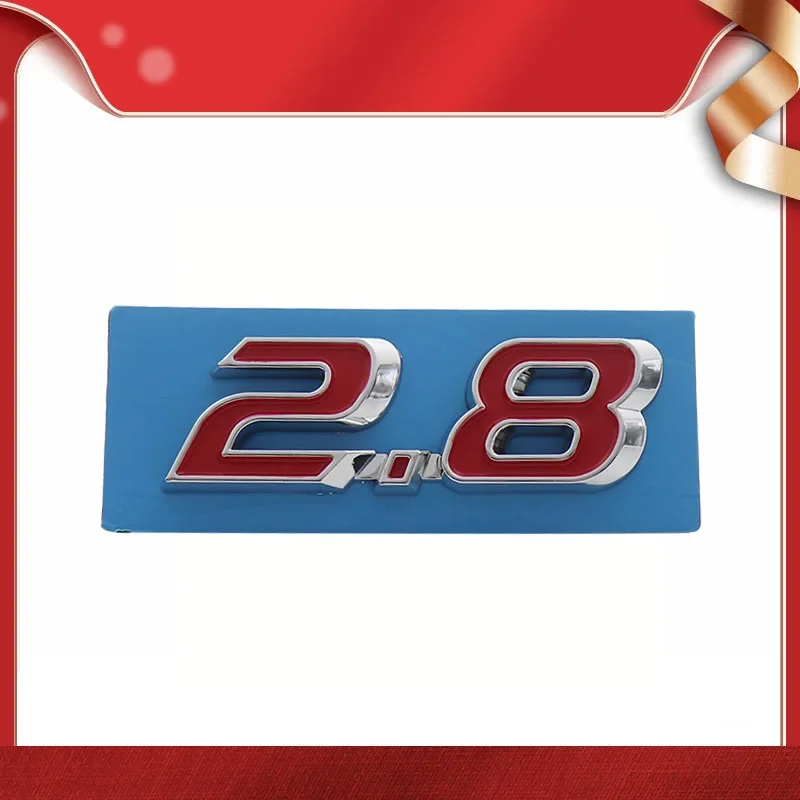 Car Fender trunk Rear Bonnet Nameplate Decal Emblem Badge Sticker 3D Premium Chrome Black Red 2.8 For HILUX REVO ROCCO FORTUNER