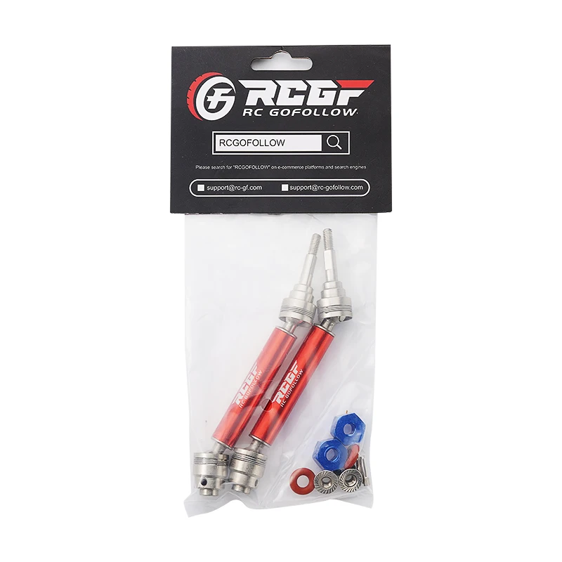 RCGOFOLLOW 115/118MM Aluminum Universal Drive Joint For 1/10 TRAXXAS SLASH 4x4 VXL 2WD Rustler Stampede Hoss Upgrade Parts