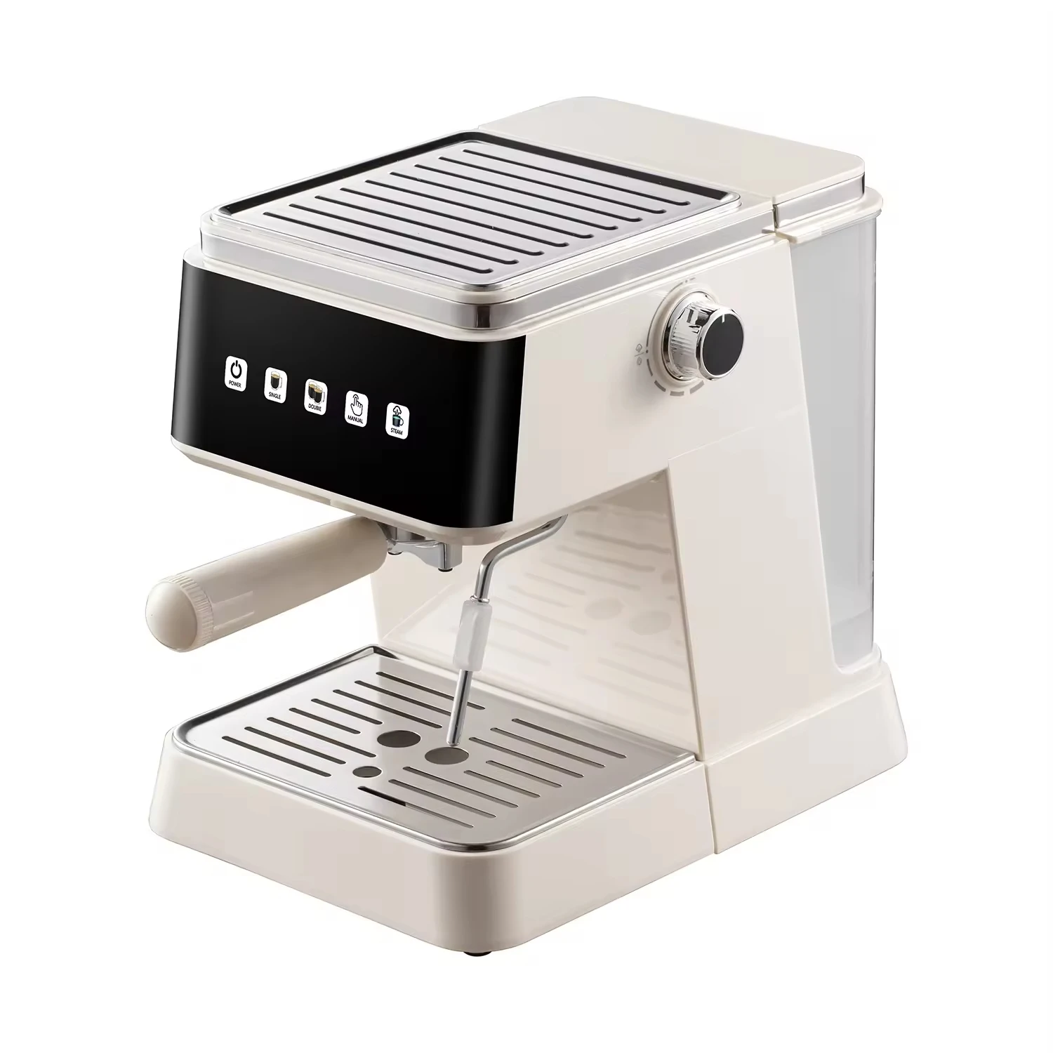 

20 Bar Professional Espresso Machine German Commercial Semi-Automatic, Filter Brewing, Black, High Pressure, Easy Operate/Clean