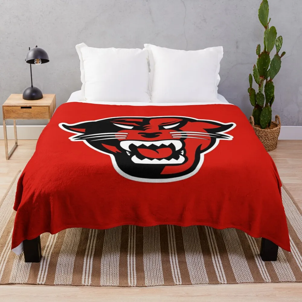 

new Davenport-Panthers Throw Blanket Luxury Cute Plaid Bed Warm Blankets