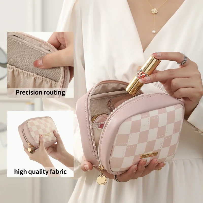 1pcs Mini Cosmetic Bag Multi-Purpose Outdoor Travel Makeup Organizer Bag Small Toiletry & Sundries Storage Pouch