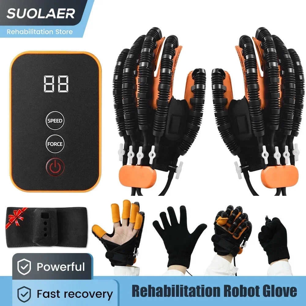 Hand Rehabilitation Robot Gloves Hemiplegia Finger Physiotherapy Glove Stroke Recovery Equipment Cerebral Infarction Training