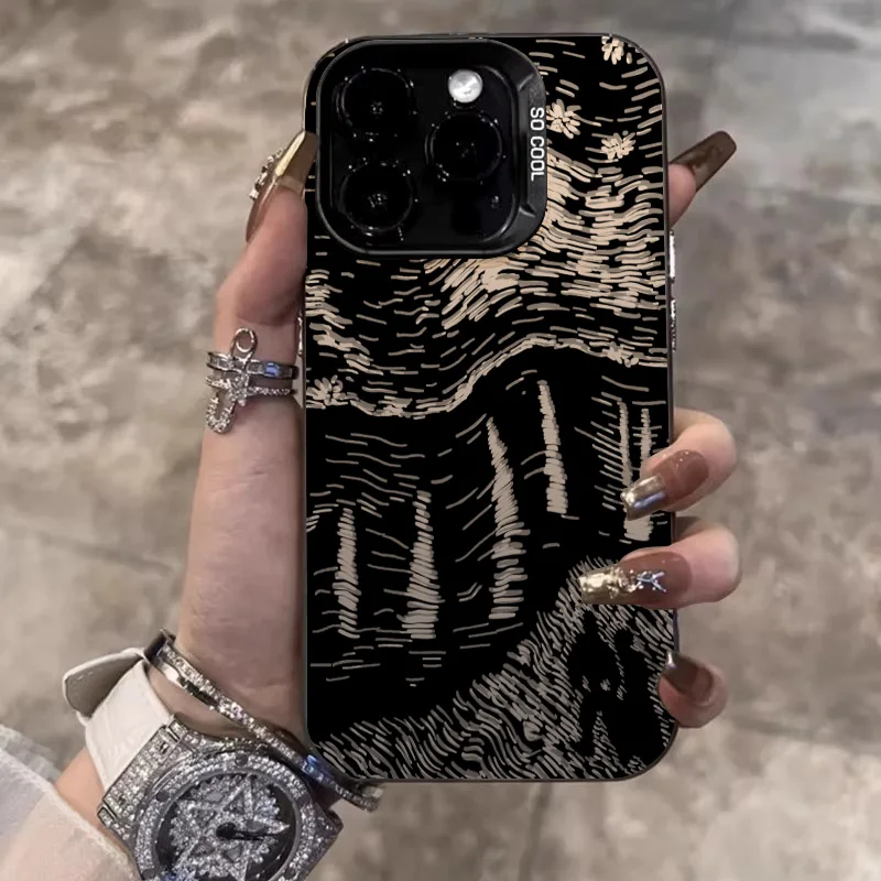 Night Starry Sky Phone Case for Xiaomi Redmi Note 7 8 9 9S 10 11 12 13 Pro Plus 4G 5G Anti Fall Matte Back Cover