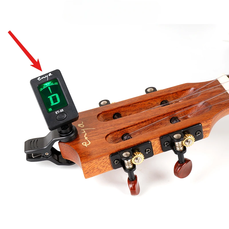 ملحقات موالف القيثارة الصغيرة من Enya Ukulele - ضبط ذكي يتعرف على الأوتار