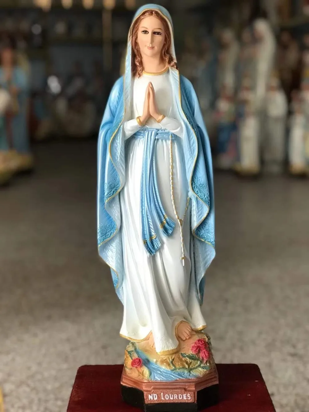 50CM Large --Catholicism Madonna Home Decor Decoration Religious Lady Lourdes Virgin Mary mother Decoration art statue