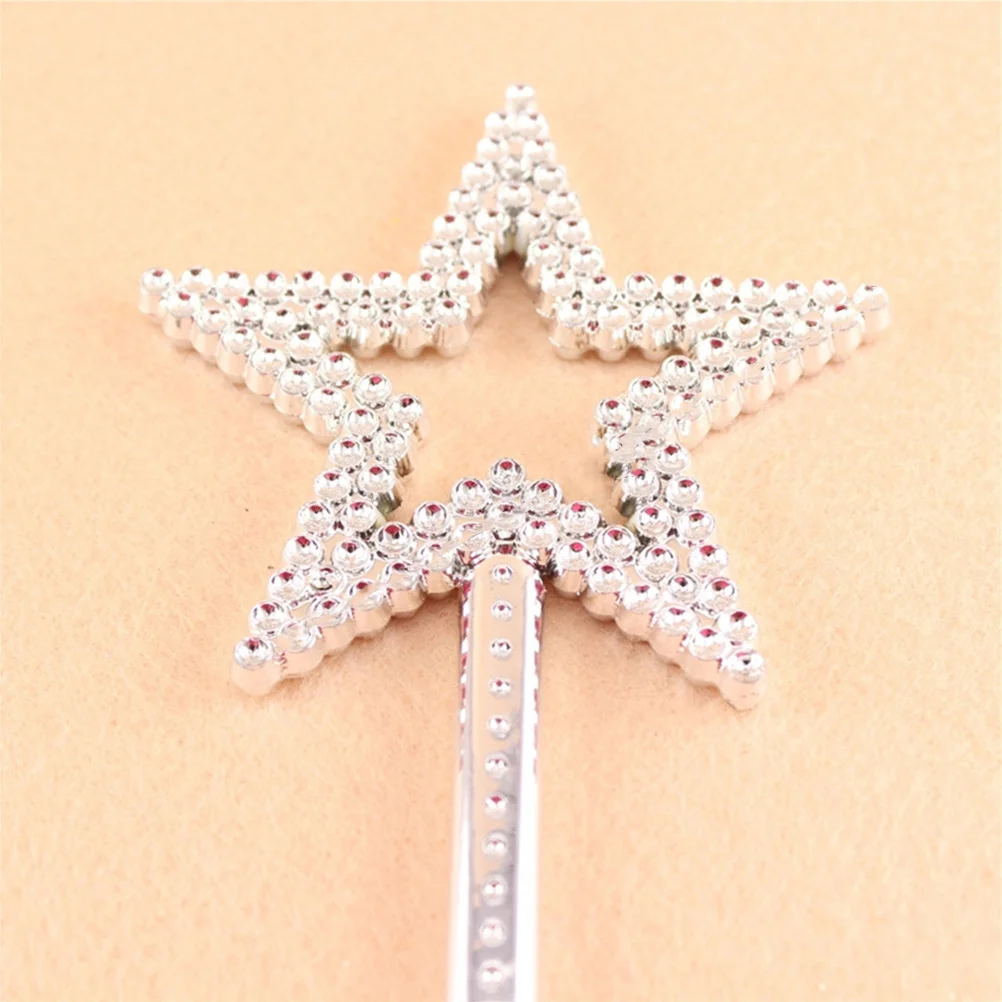 2Pcs Star Fairy Wands Durable Kids Party Props Girls Cosplay Supplies Gifts Fairy Wand Kids Wand Costume Prop