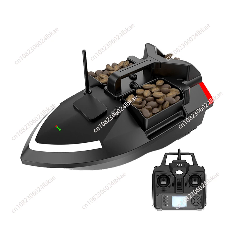 V020 GPS Fishing Bait Boat 500m Remote Control Bait Boat Dual Motor Fish Finder 2KG Loading Support Automatic Cruise/Return