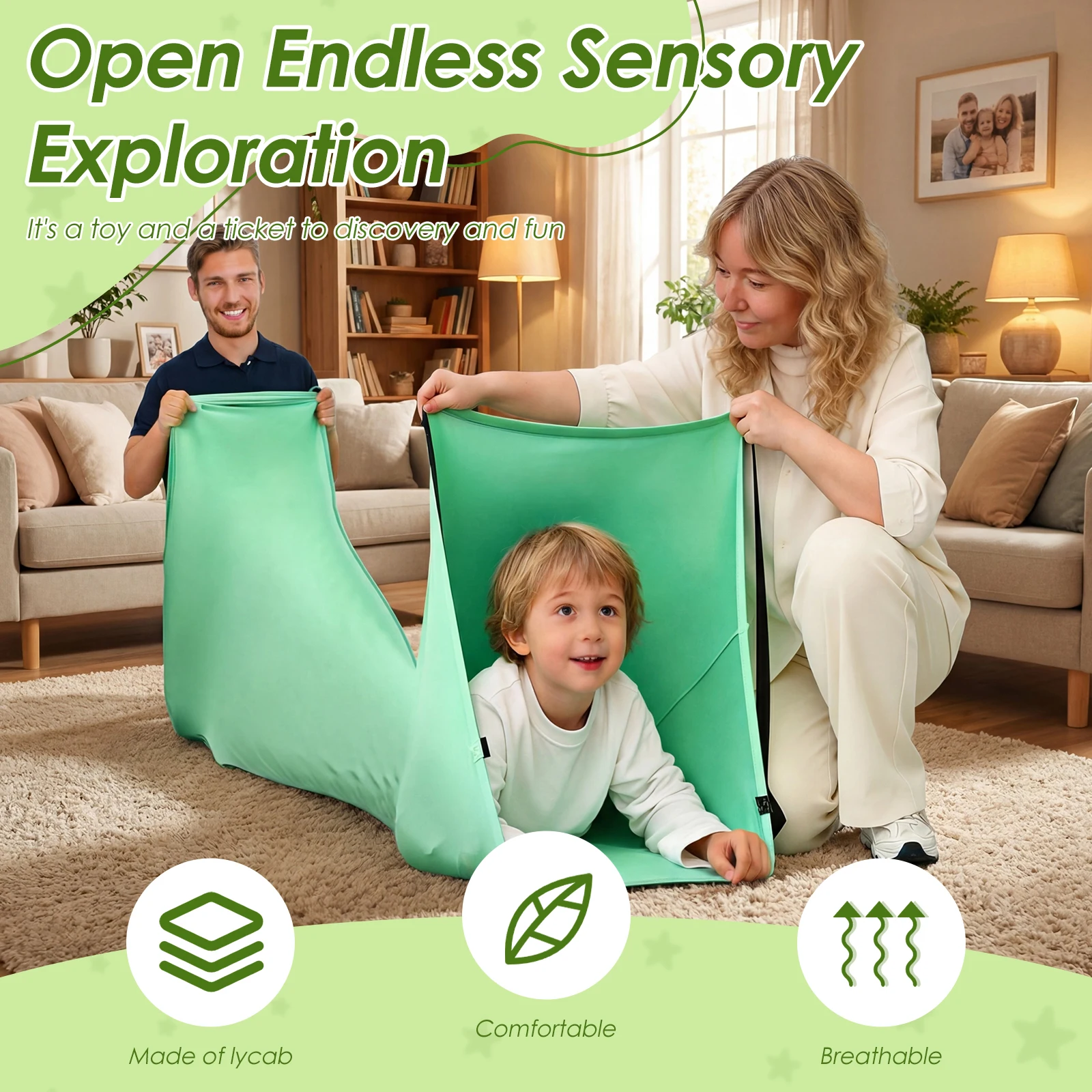 Children Sensory Tunnels Kids Stress-relief Crawl Tubes Games Portable Outdoor Camping Home Kindergarten Fun Spiele Kinder Lycra