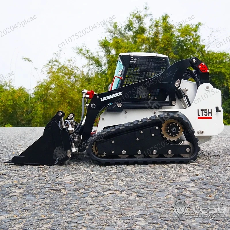 

hydraulic machinery model GLKU RC MODEL Store LESU 1/14 AOUE LT5 crawler Bobcat skid steer loader small bulldozer engineering