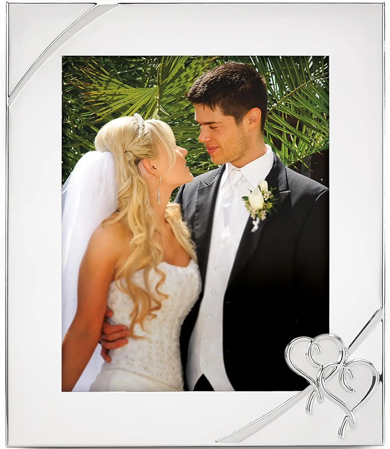 

Фоторамка True Love 8x10 с переплетающимися сердцами, идеальный подарок на свадьбу или День святого Валентина