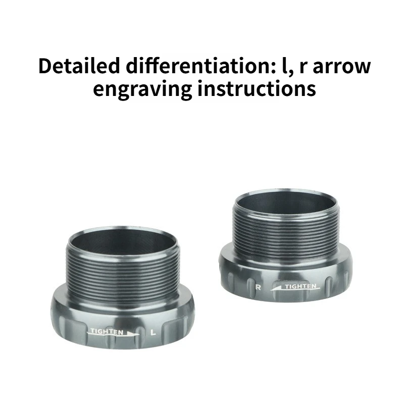 HASSNS Keramik-Innenlager, Gewinde 24 mm, 68/73 mm, versiegelte Keramiklager, Innenlager für Shimano Sram Prowheel Fahrradkurbel – Detail 9