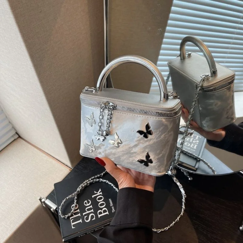 

Famous Designer Leather Women's Tote Bag Fashionable Elegant Crossbody Handbag For Ladies Casual Simple Vintage Bag