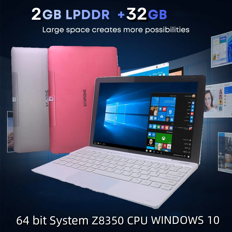 10.1 INCH T10 RE101 Dual Camera x5-Z8350 CPU 1200*800 IPS Screen IPS Newest 2 in1 Windows Tablet HDMI-Compatible 2GB DDR+32GB