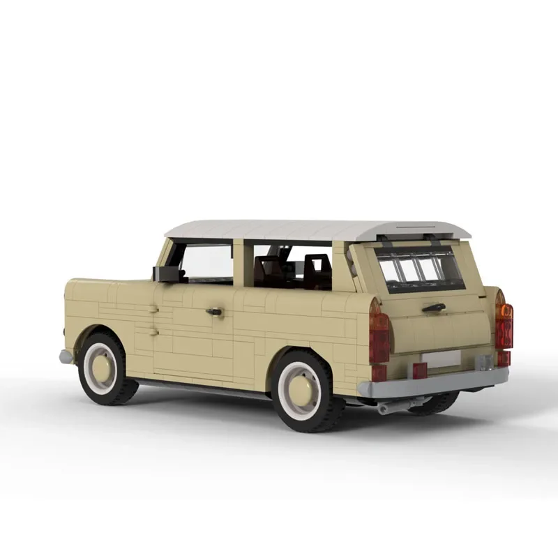 MOC- 127434   Safari caravana vehículo turístico de bloques de construcción Model1187Parts MOC creativo niño niños educación bloques de construcción juguete para regalo