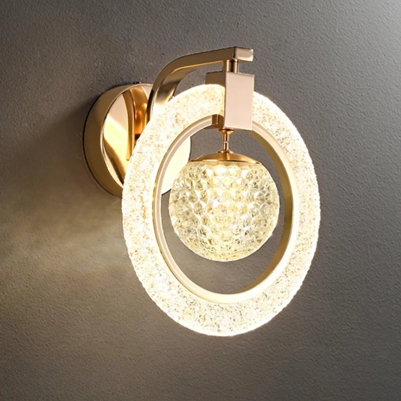 

Светодиодный настенный светильник, внутреннее освещение, украшение дома, гостиная, кабинет, проход, лестница, коридор, спальня, прикроватная тумбочка, скандинавское роскошное настенное бра