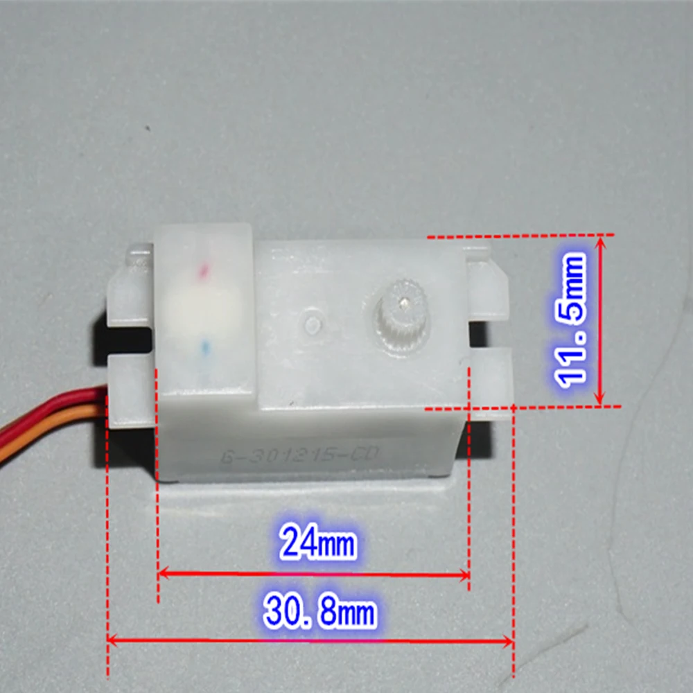 6g Servo Steering Motor Micro Mini Electric DC 5V Coreless Motor Mini Aeromodel RC Car Boat Model Robot Fixed Wing 90 Degrees view 6