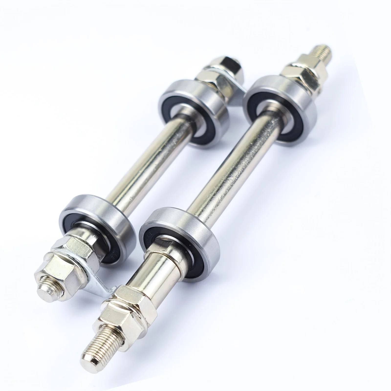 AliExpress VG Sports 1PC MTB Solid Axle Hub with Bearings Front And Rear Axles for Mountain Bike Bicycle Axle Core with 6000RS And 6200RS Bike Parts