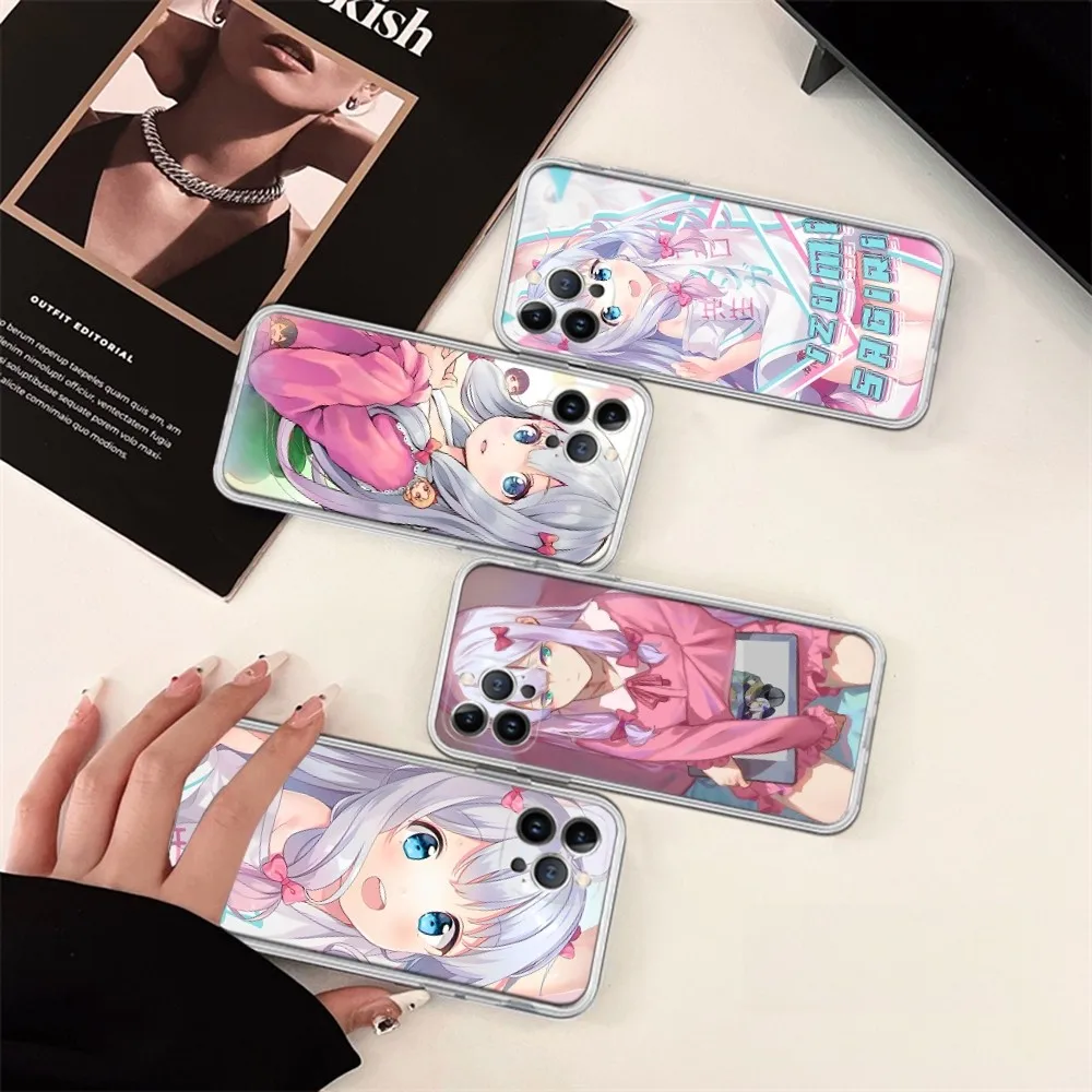 Eromanga Sensei Izumi Sagiri Phone Case Silicone Soft for iphone 15 14 13 12 11 Pro Mini XS MAX 8 7 6 Plus X XS XR Cover