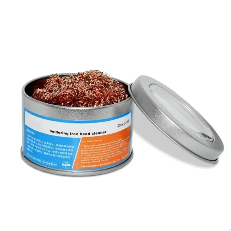 Y3NB Metal Soldering Iron Tip Cleaner Temperature Resistant Cleaner Simple Use for Electronic Repairs & Laboratory Operate