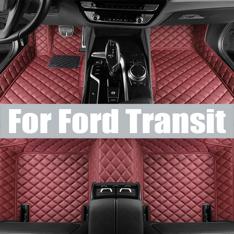 

Floor Mat for Ford Transit Tourneo MK6 MK7 2009~2014 Panel Parts Foot TPE Liner Interior Carpet Pad Custom Cover Rug trunk mat