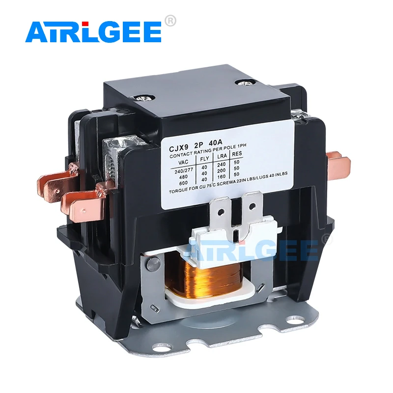 CJX9B-25S/32S AC220V AC110V Rated Coil Voltage 25/32/40A 1/2/3 Poles Definite Purpose AC Contactor For Air Conditioner