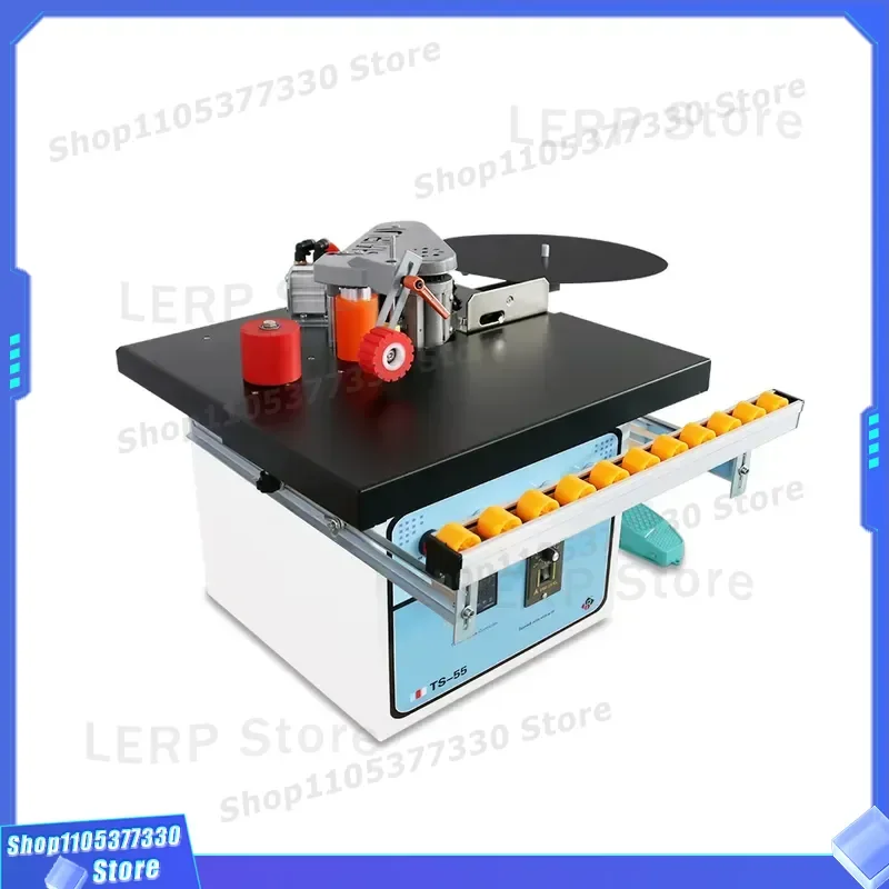 Portable Manual Edge Banding Machine Small Handheld Straight Curve Trimmer for Furniture Woodworking Home DIY Building
