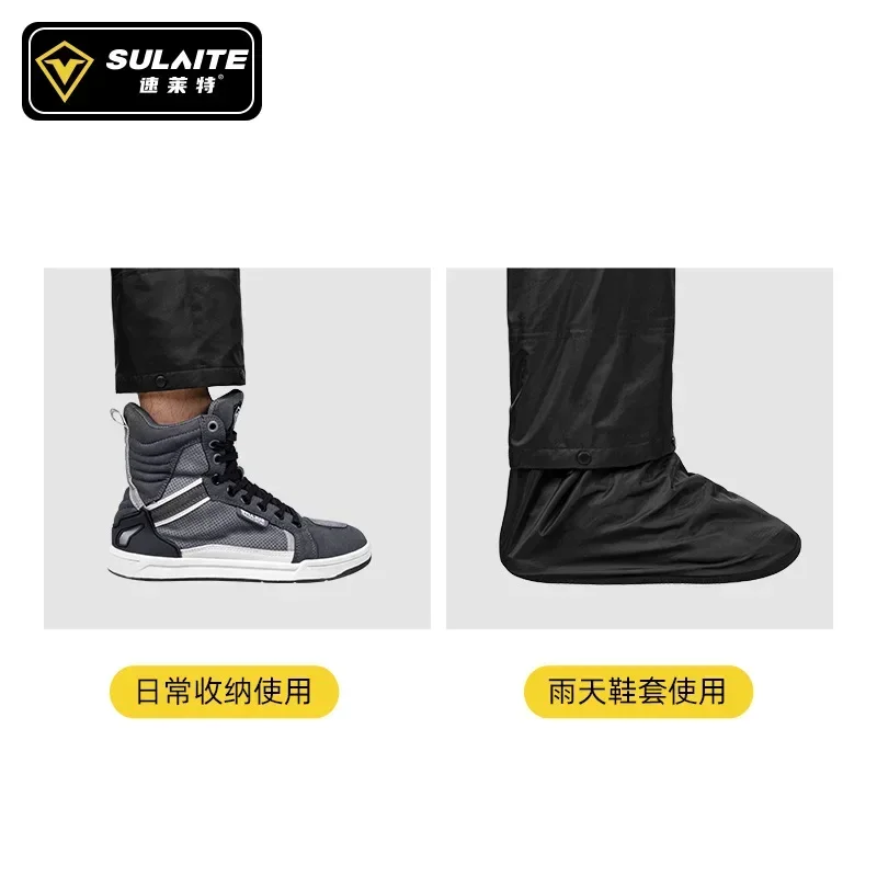 Motorcycle Raincoat Rain Pants Suit Knight Waterproof Rainstorm Proof Thickened Electric Vehicle Takeaway Split Raincoat