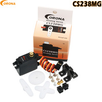 1/2/4pcs Corona CS238MG CS-238MG 6-7.4V 4.6kg Metal Gear Standard Digital Mini Servo For RC Airplane Car Robot Toys Parts