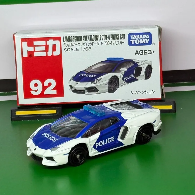 

TAKARA TOMY Tomica Diecast Alloy Toy Car Model 92 Lamborghini Aventador LP700 4 Police Car