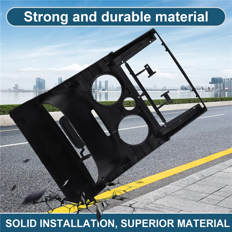 【値下げ！ ダッシュボード取り付けキット トリム改造 9インチカーラジオフェイスパネルフレーム スパーク マティス 2010-2017 左ハンドル車用