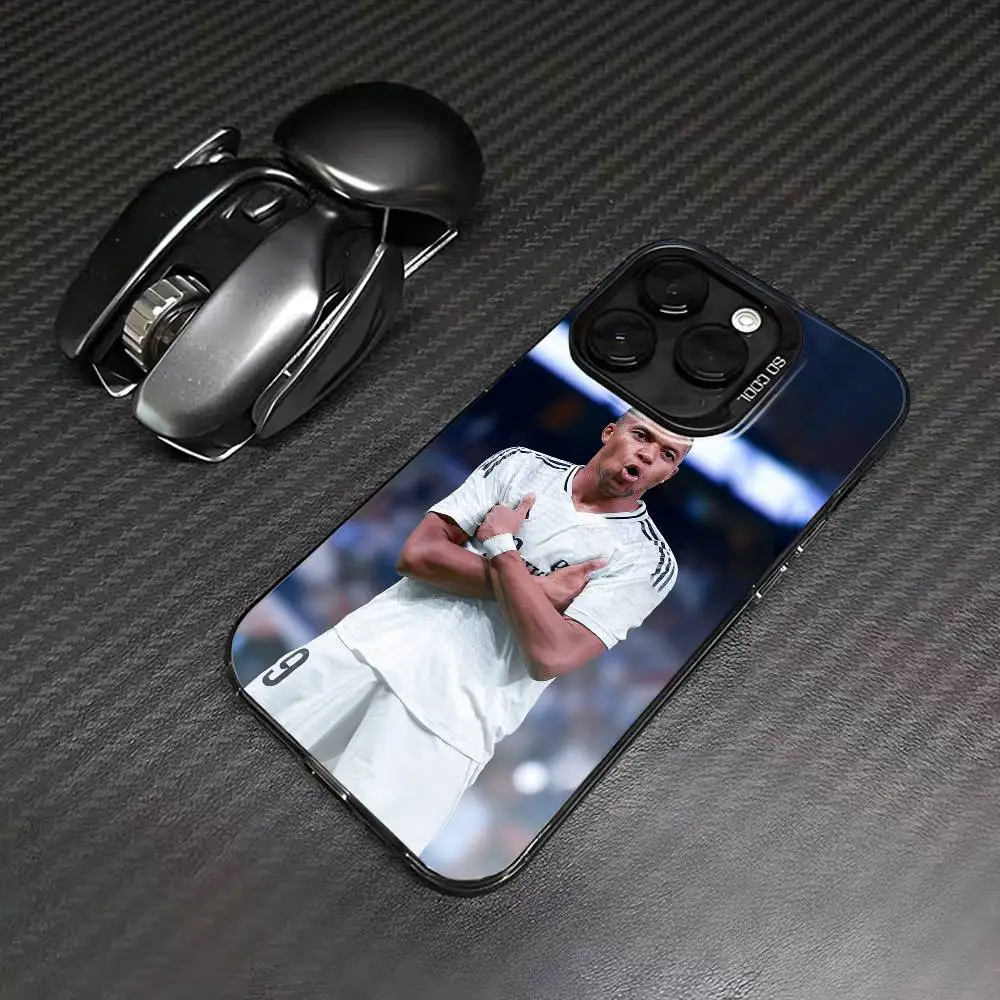 Football Star Cool M-MbappeS-S Phone Case For IPhone 16 17 15 14 12 13 Pro Max Black Color Shockproof Cover
