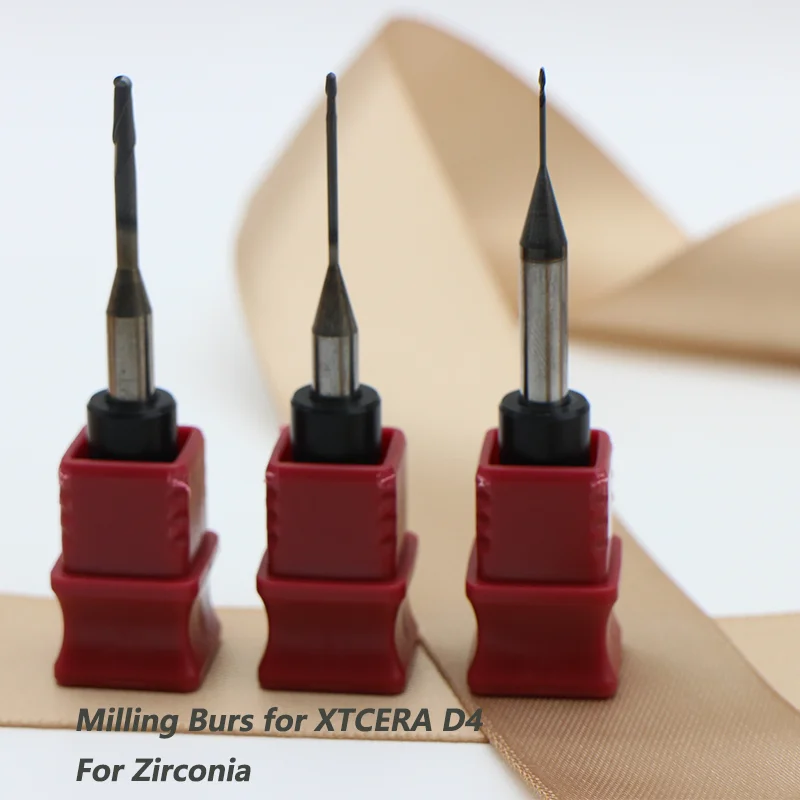

XTCERA D4 Cutter Milling Burs Cad Cam Zirconia Wax PMMA Tungsten Carbide