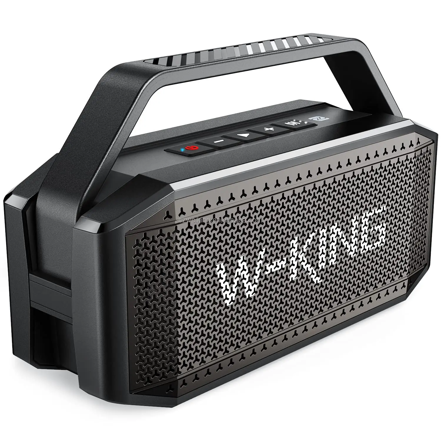 Original Portable BT Wireless Subwoofer W-King D9 Speaker Waterproof 60W Outdoor Speaker for Mobile Outdoor Party Home Theatre