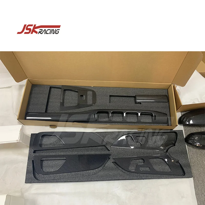 

Комплект сухой карбоновой отделки салона (7 шт.) для Mercedes-Benz W167 GLE350 2019-2023, модифицированный, улучшенный