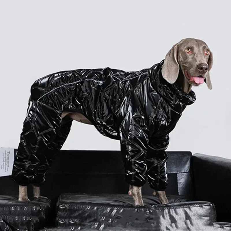 Vestiti per cani di grandi dimensioni Cappotto invernale imbottito spesso per animali Labrador Doberman Golden Retriever Vestiti Accessori per cani Ropa Para Perro