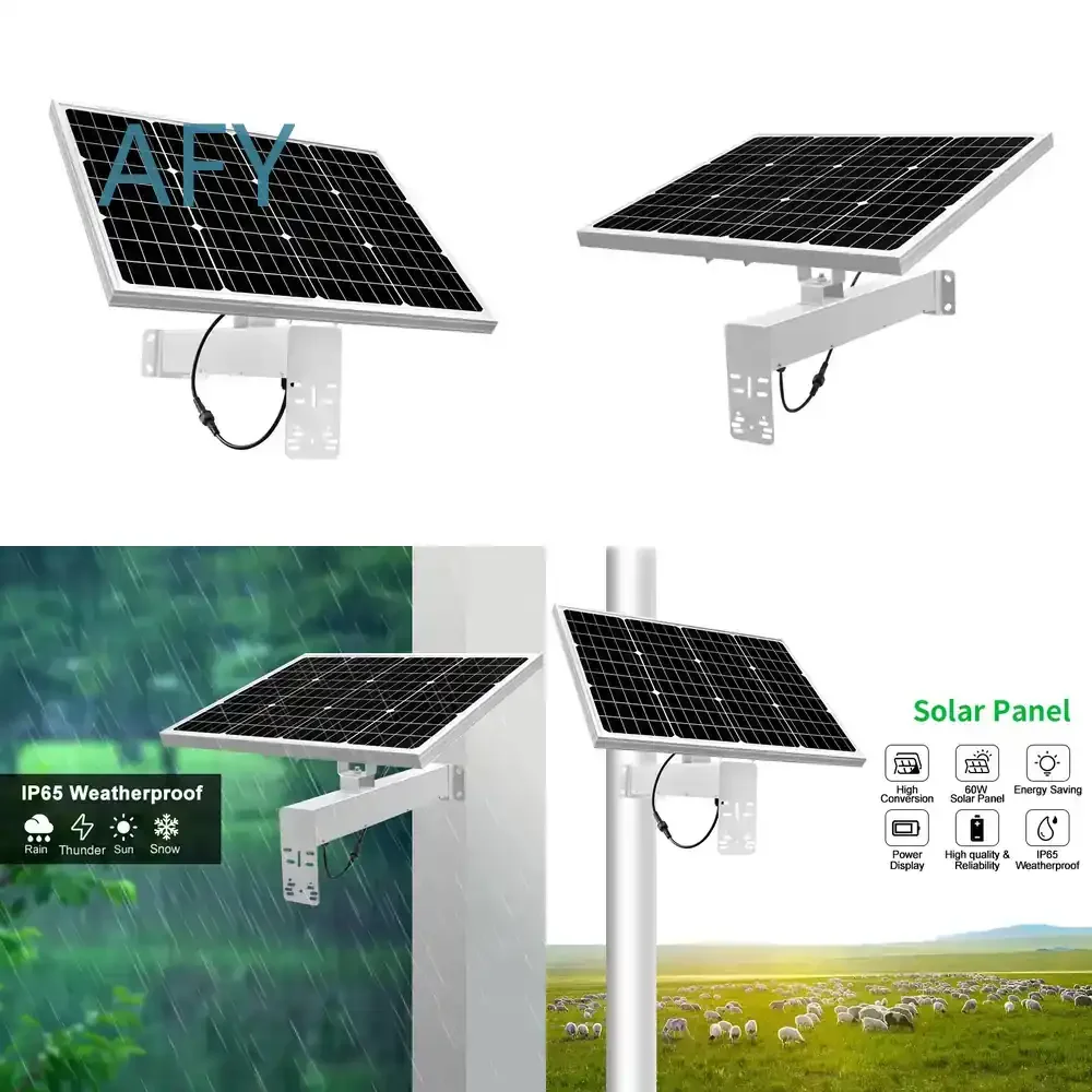 Battery Built-in Stand All-in-One Solar System 12V for Home Off-Grid Solar Power Kit Grid-Connected Solar Panel Kit Renewable