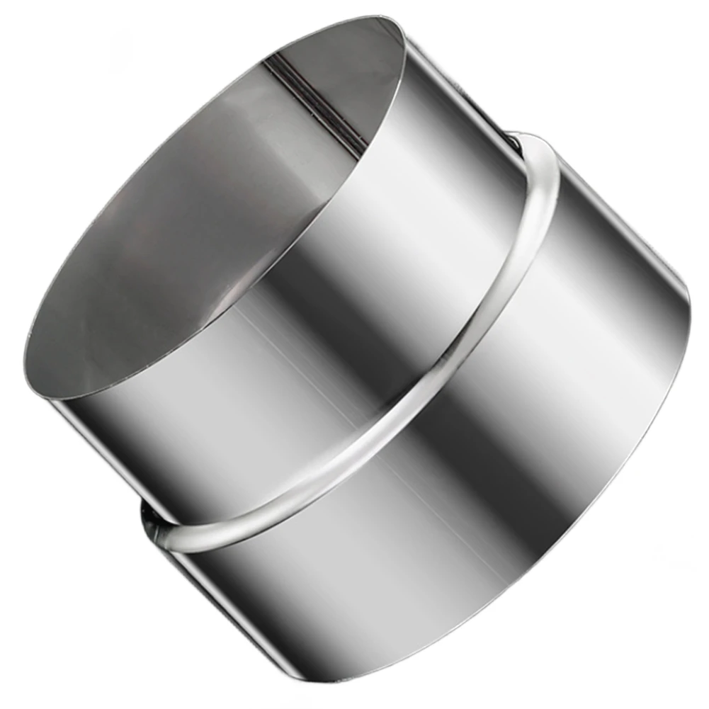 Chimney Flue Pipe Reducer Bend Type 120mm to 100mm for Stove Stainless Steel Adapter for Home Smoke Venting Use