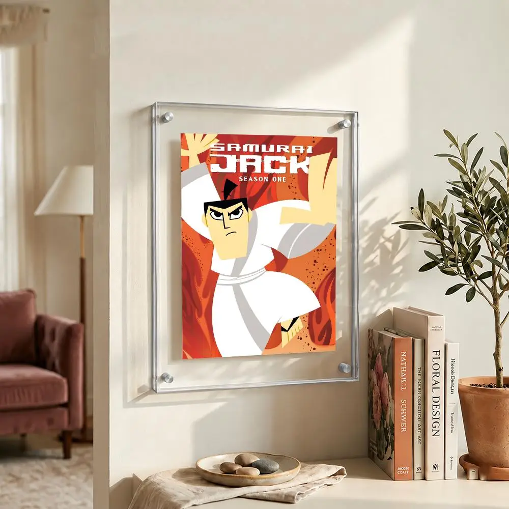 Cartoon Samurai Jack Poster High-definition  stickers, suitable for bedroom, living room, home decoration
